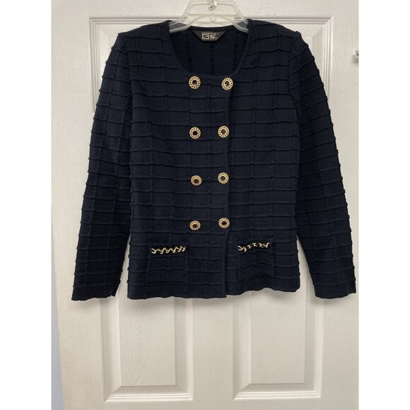 Cachemiras SS Wool Womens Jacket Gold Buttons Small - Picture 1 of 5